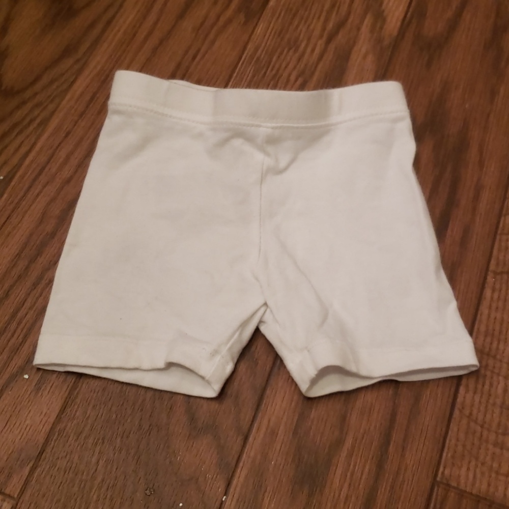 EUC white bike shorts